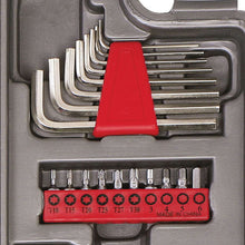 Apollo Tools 53 Piece Household Tool Kit - DT9408 shows hex keys and bits close up