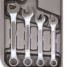 Apollo Tools 53 Piece Household Tool Kit - DT9408 shows 4 combination wrenches close up