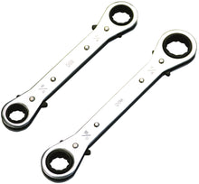 Apollo Tools 5 Piece SAE Ratcheting Wrench Set - DT1212 shows two of the five wrenches