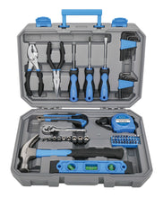 65 Piece Household and Mechanical Tool Set -- DT0001 open case with all tools showing