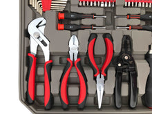 Apollo Tools 95 Piece Mechanics Tool Set in Metric and SAE detail of miscellaneous tools in the case