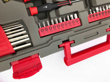Apollo Tools 95 Piece Mechanics Tool Set in Metric and SAE close up of 2 bit sets