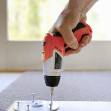 3.6 Volt Lithium-Ion Rechargeable Screwdriver with 45 Pieces Accessory Set - DT4944 shown in use
