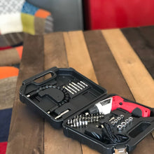 3.6 Volt Lithium-Ion Rechargeable Screwdriver with 45 Pieces Accessory Set - DT4944 shown in room