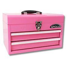 Apollo Tools 2-Drawer Pink Steel Chest -- DT5010P