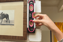 pink 9-inch torpedo-shaped spirit level with donation to breast cancer