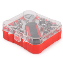 13 Piece ¼ Inch Drive Metric Socket Set - DT5023 closed case