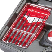 Apollo Tools 144 Piece Household Tool Kit with 4.8V Cordless Screwdriver - DT8422 detail of precision screwdriver set