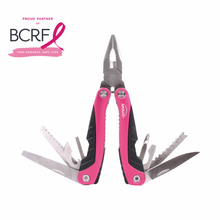 14-in-1 Pink High-Quality Pocket Multitool Pliers. Great for Outdoors, Camping, Fishing  --DT5015P