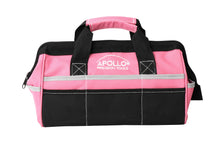 pink tool bag with tools, pink DIY tool bag
