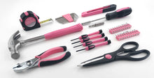 pink hammer, pink tools, pink tape mesure, pink utility knife, pink wrrench