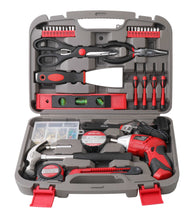 DT0773 135 piece tool set with cordless 3.6 volt lithium ion screwdriver and tool assortment