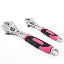 APOLLO TOOLS 2 Adjustable Wrenches - Pink - DT5007P