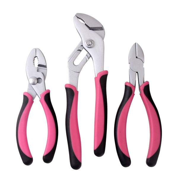 APOLLO TOOLS 3 Pliers set - Pink - DT5008P