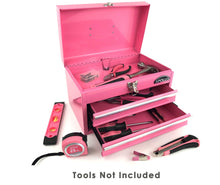 pink metal tool box tool chest with drawers for tool organizing