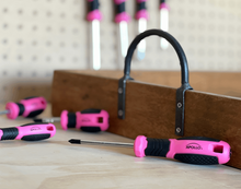Apollo Tools 8 pink screwdrivers pink Phillips and slotted with donation to breast cancer