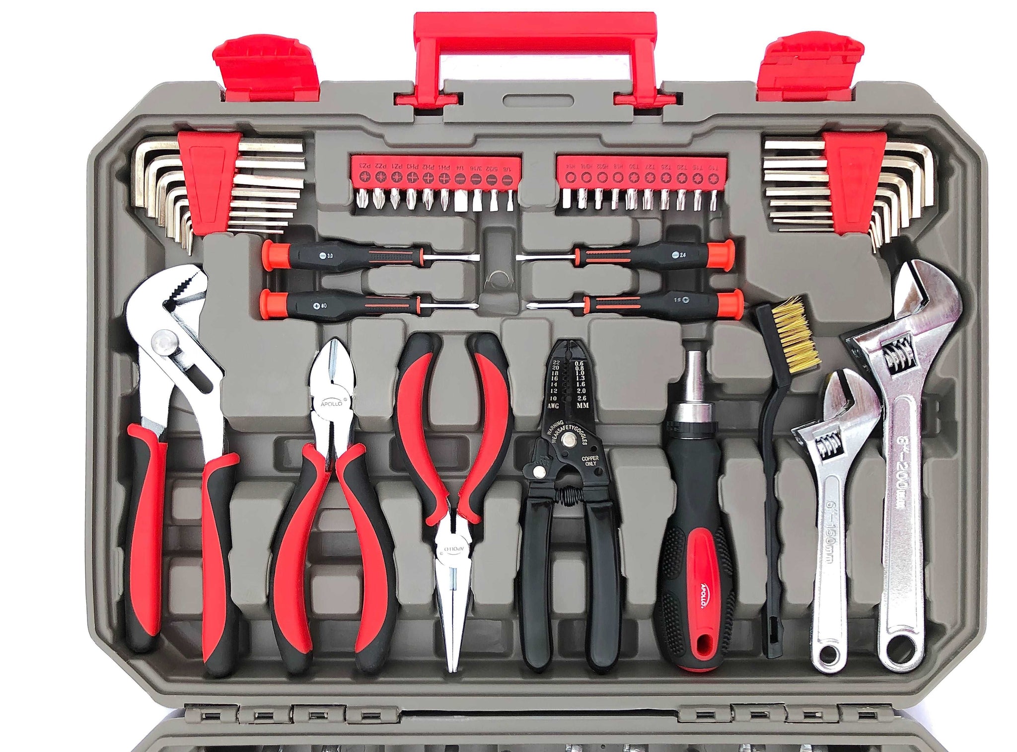 95 Piece Mechanics Tool Set in Metric and SAE for Small Engine, Mechan ...