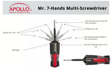 multi screwdriver, all in one screwdriver, mr 7 hands, multi tool