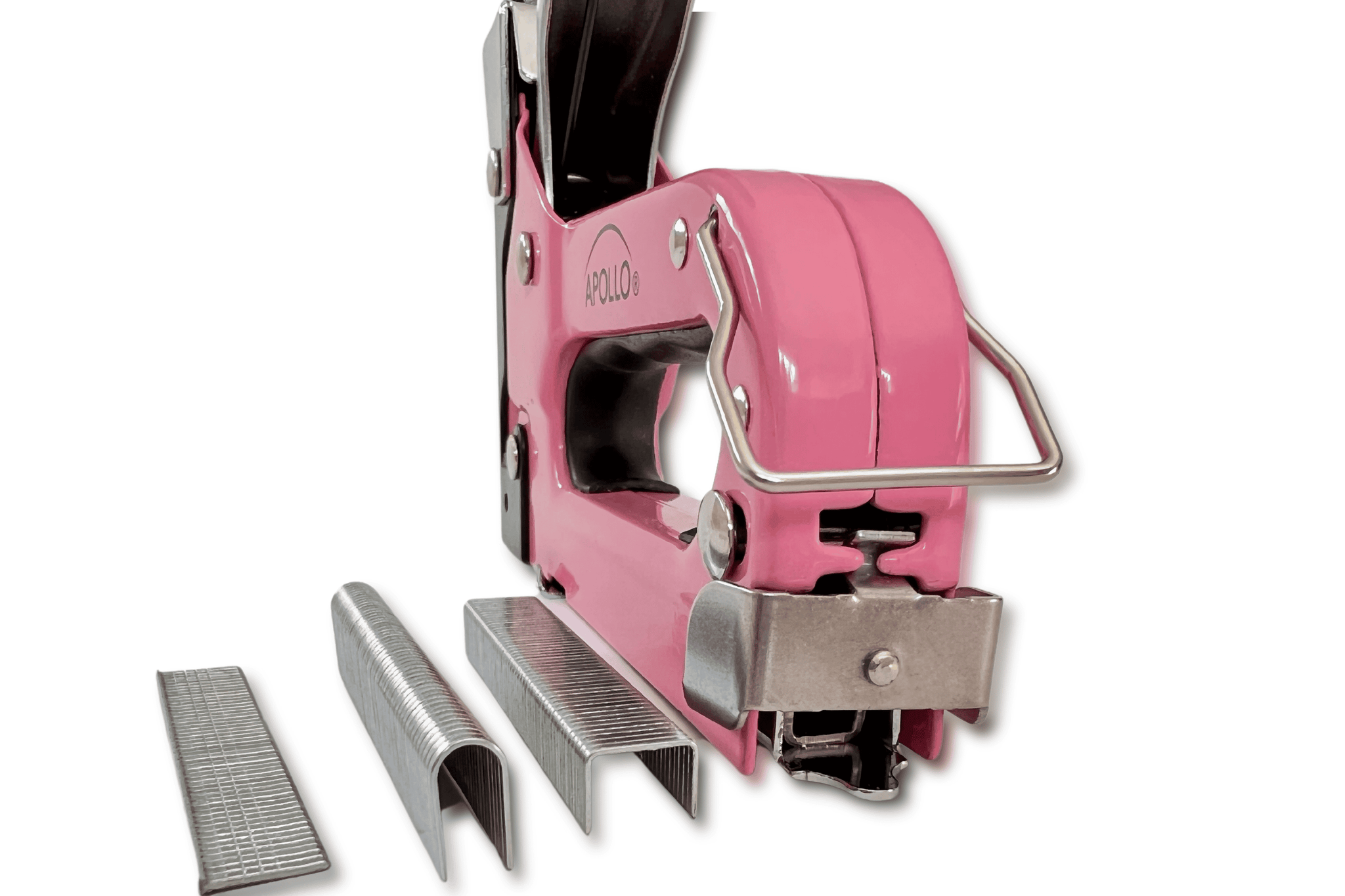 Pink Stapler with Power Adjustment Knob and 3000 Staples assortment ...