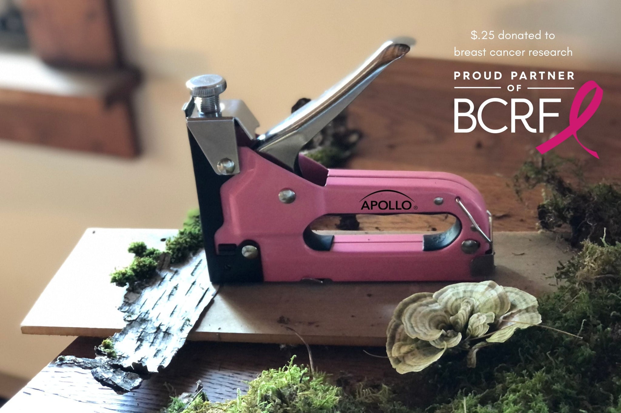 Pink Stapler with Power Adjustment Knob and 3000 Staples assortment ...
